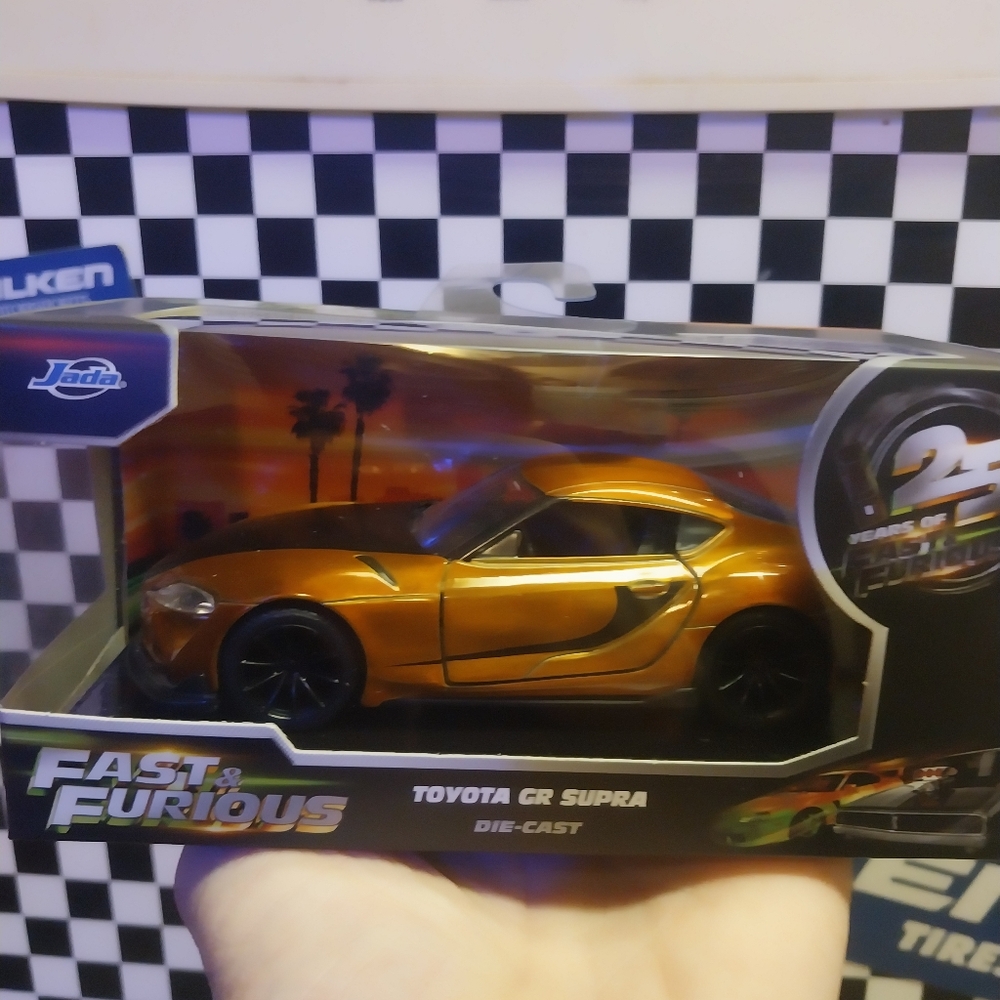Fast & Furious Toyota GR Supra Die-Cast - Metallic Orange